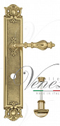 Дверная ручка Venezia "GIFESTION" WC-2 на планке PL97 полированная латунь