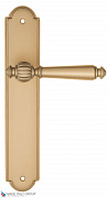 Дверная ручка на планке Fratelli Cattini "MARANI" PL257-BS матовая латунь
