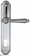 Дверная ручка на планке Fratelli Cattini "MARANI" CYL PL257-CR полированный хром