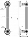 Ручка-скоба Matador PULL CL SILVER-925 Серебро 925