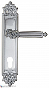 Дверная ручка на планке Fratelli Cattini "TORCELLO" CYL PL96-CR полированный хром