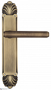 Дверная ручка Venezia "EXA" на планке PL87 матовая бронза