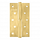 Петля Fuaro (Фуаро) съемная IN5430SR-BL SB правая (413/BL-5 125x75x2,5) мат.золото БЛИСТЕР