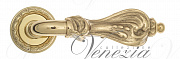 Дверная ручка Venezia "FLORENCE" D2 полированная латунь