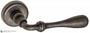 Дверная ручка на круглом основании Fratelli Cattini "RETRO" D1-IA античное серебро