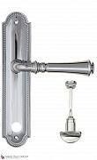 Дверная ручка на планке Fratelli Cattini "GRACIA" WC-2 PL248-CR полированный хром