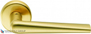 Дверная ручка на круглом основании COLOMBO Robotre CD91RSB-OM матовое золото PVD
