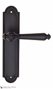 Дверная ручка на планке Fratelli Cattini "MARANI" PL248-NM матовый черный