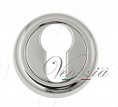 Накладка дверная под цилиндр Venezia CYL-1 D1 полированный хром (2шт.)