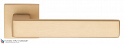 Дверная ручка на квадратном основании Fratelli Cattini "BOOM" 8-KD золото крайола