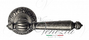 Дверная ручка Venezia "PELLESTRINA" D4 античное серебро