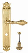 Дверная ручка Venezia "ANAFESTO" WC-4 на планке PL97 полированная латунь