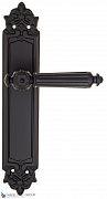 Дверная ручка на планке Fratelli Cattini "TORCELLO" PL96-NM матовый черный