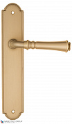 Дверная ручка на планке Fratelli Cattini "GRACIA" PL257-BS матовая латунь