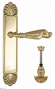 Дверная ручка Venezia "OPERA" WC-4 на планке PL87 полированная латунь