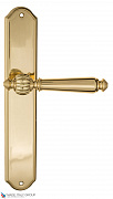Дверная ручка на планке Fratelli Cattini "MARANI" PL02-OLV полированная латунь