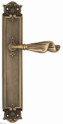 Дверная ручка Venezia "OPERA" на планке PL97 матовая бронза