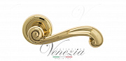 Дверная ручка Venezia "CARNEVALE" D1 полированная латунь